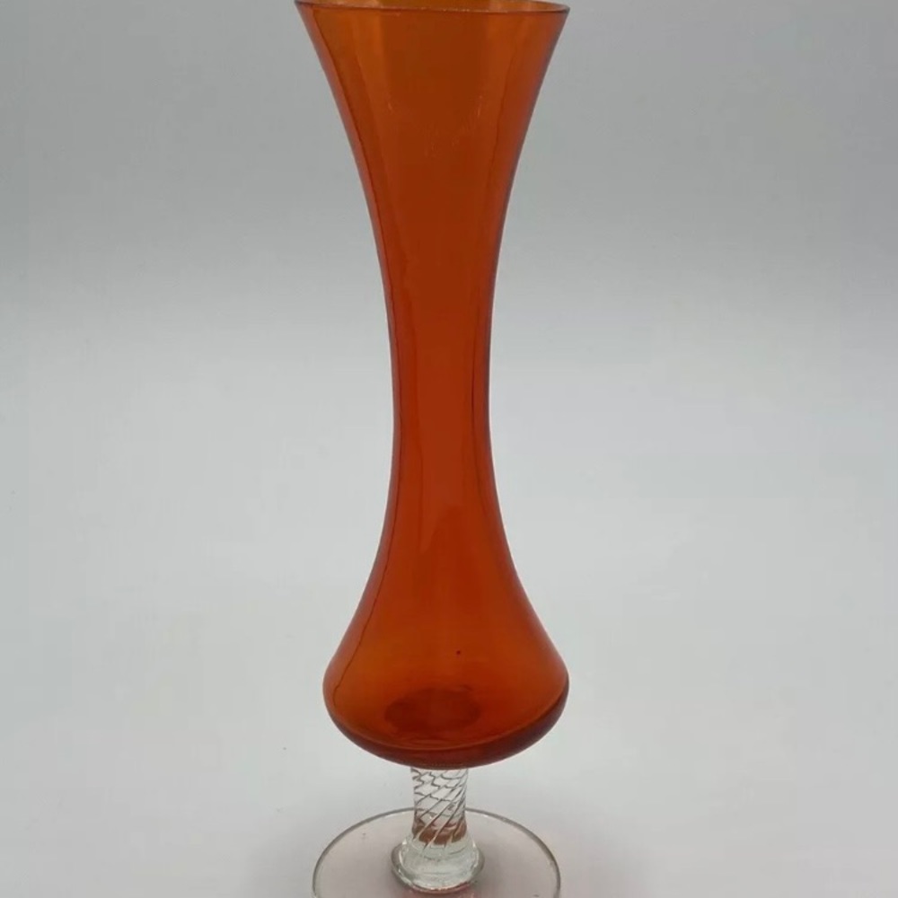 National Potteries Co Art Glass Bud Vase